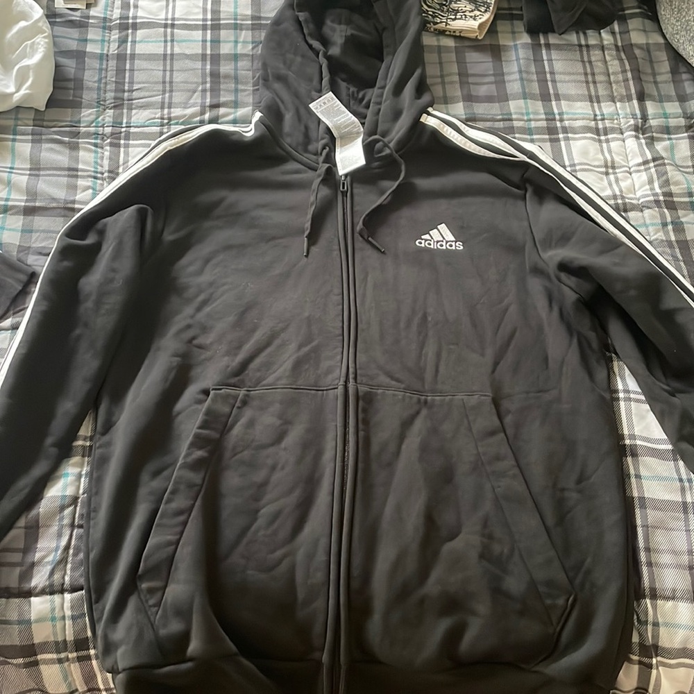 Adidas zip up sweatshirt
